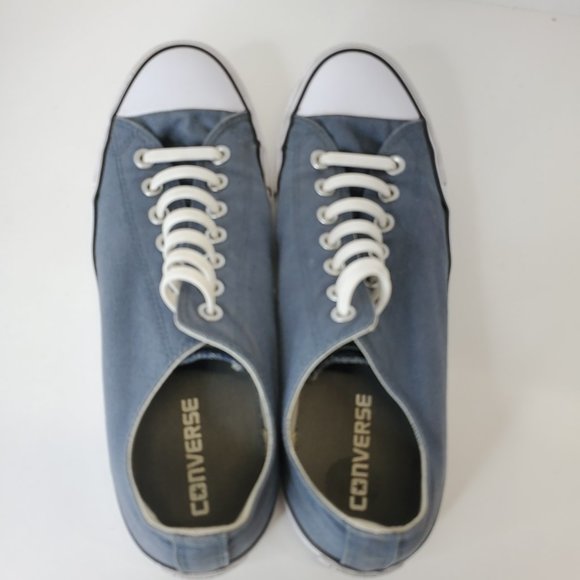 Converse All Star Women's Gray Blue Style Sneakers Shoes 111113F Size 11 Mn's 9 - Picture 10 of 11
